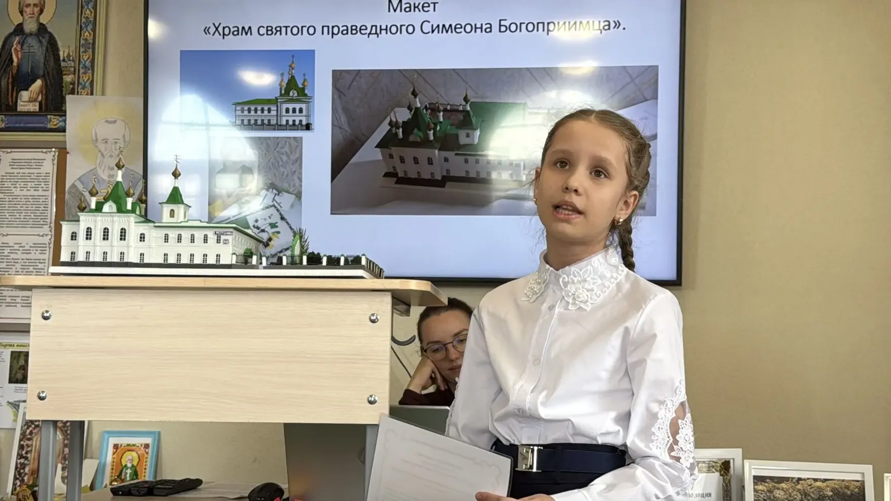 📌Сегодня в Монастырской воскресной школе при Свято-Троицком мужском монастыре состоялась защита итог