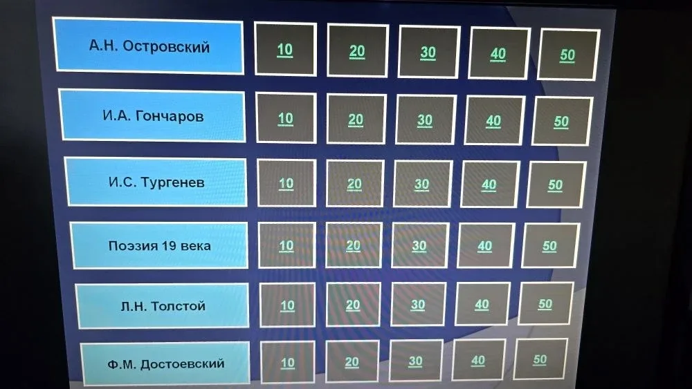 В рамках недели русского языка и литературы десятиклассники устроили мозговой штурм! Взяли билет в п