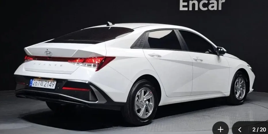 🔥Hyundai Avante (CN7) с минимальным пробегом!  • комплектация Smart • дата регистрации в Корее - 202