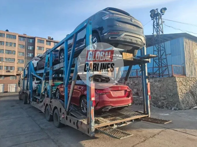 🇨🇳 Очередная отправка из Китая в Россию! Друзья, встретили автовоз в Суйфэньхэ с вашими автомобилями