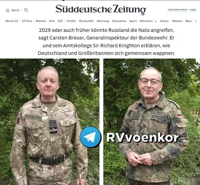 ‼️🇷🇺🏴‍☠️Россия может напасть на НАТО раньше 2029 года, - командиры Альянса  ▪️Об этом заявили генера