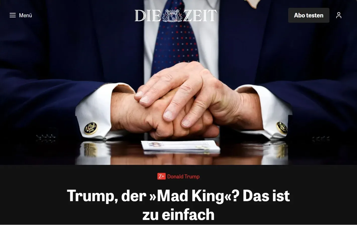 ‼️🇺🇸🏴‍☠У Трампа психическое расстройство, он неадекватный шиз — Zeit  ▪️В последние месяцы Трамп все