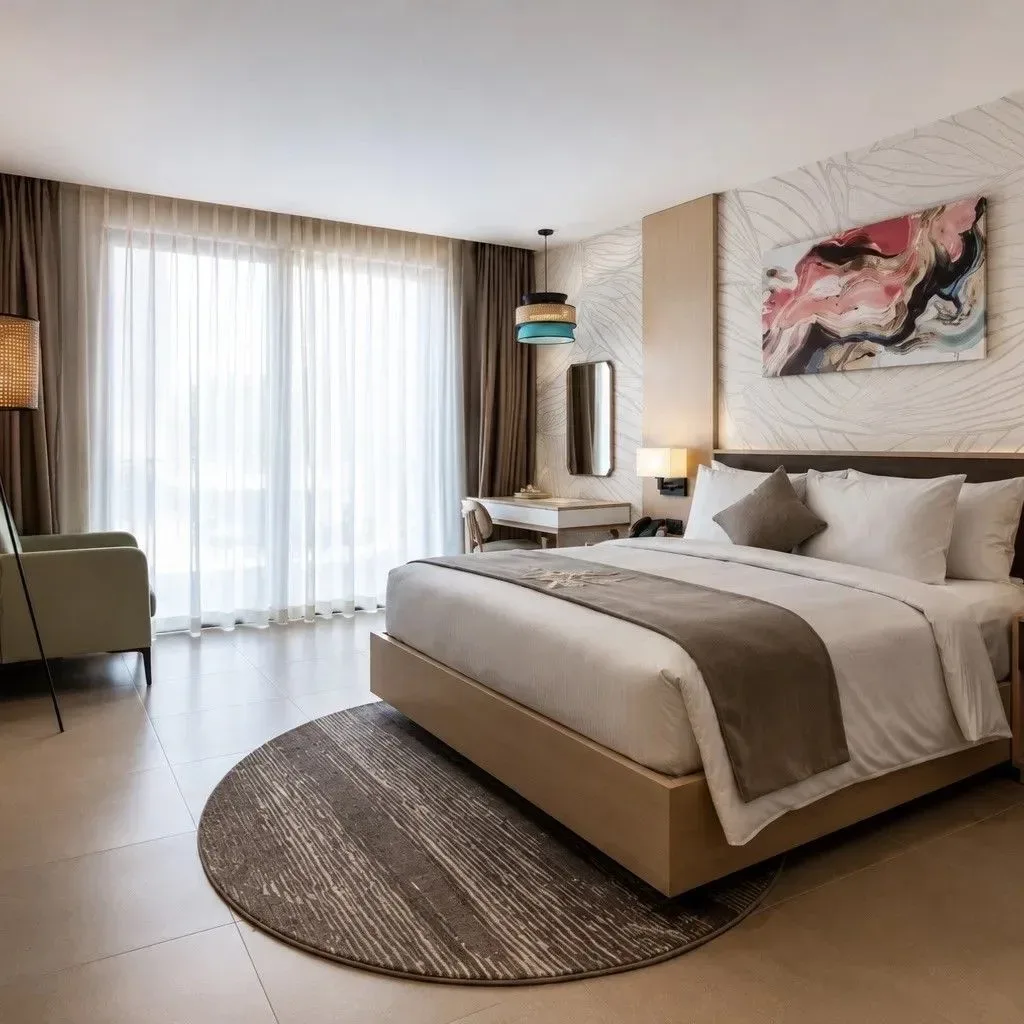 Современный отдых на побережье Камрань  Lugano Hotel & Resort Cam Ranh 5* — отель на первой берегово