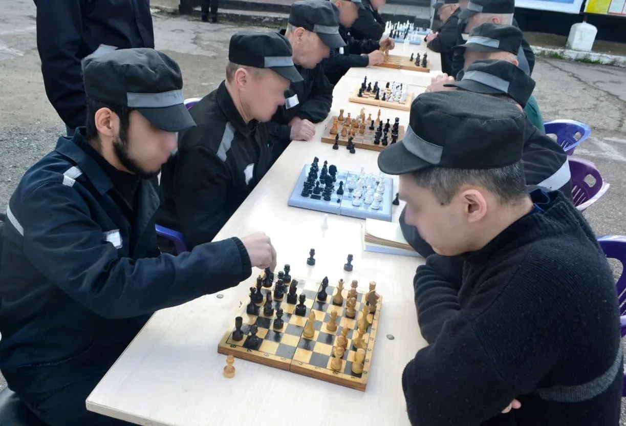 ☑️В ИК-10 проведен шахматный турнир среди осужденных  ↗️Мероприятие организовано в рамках культурно-