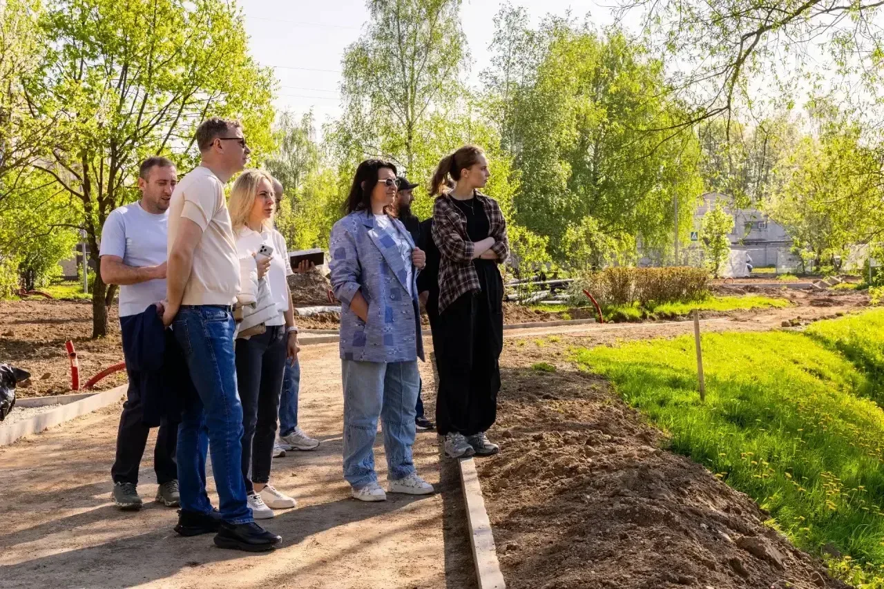 В Лобне начали благоустраивать пруд «Москвич» и сквер в микрорайоне Депо  В городском округе Лобня н