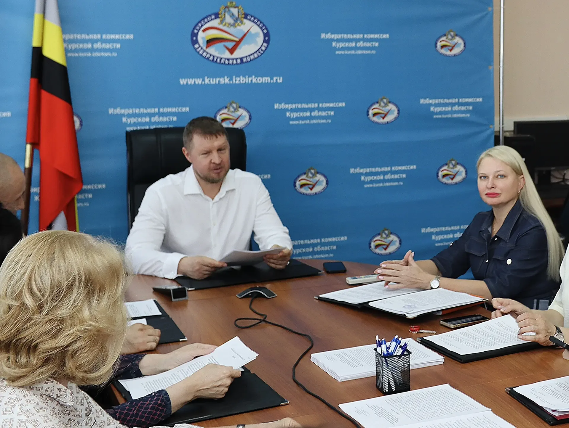 ✅ Состоялось 117-е заседание Избирательной комиссии Курской области  20 мая 2026 года под председате
