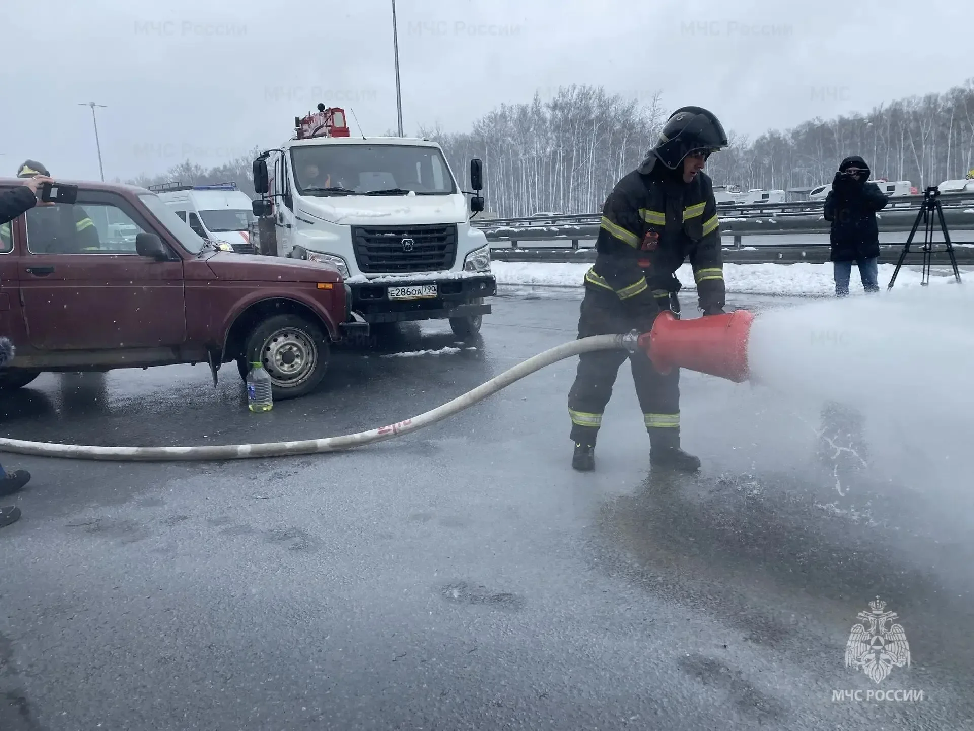🚨 В Одинцовском округе прошли масштабные учения спасателей и экстренных служб  На территории Одинцов