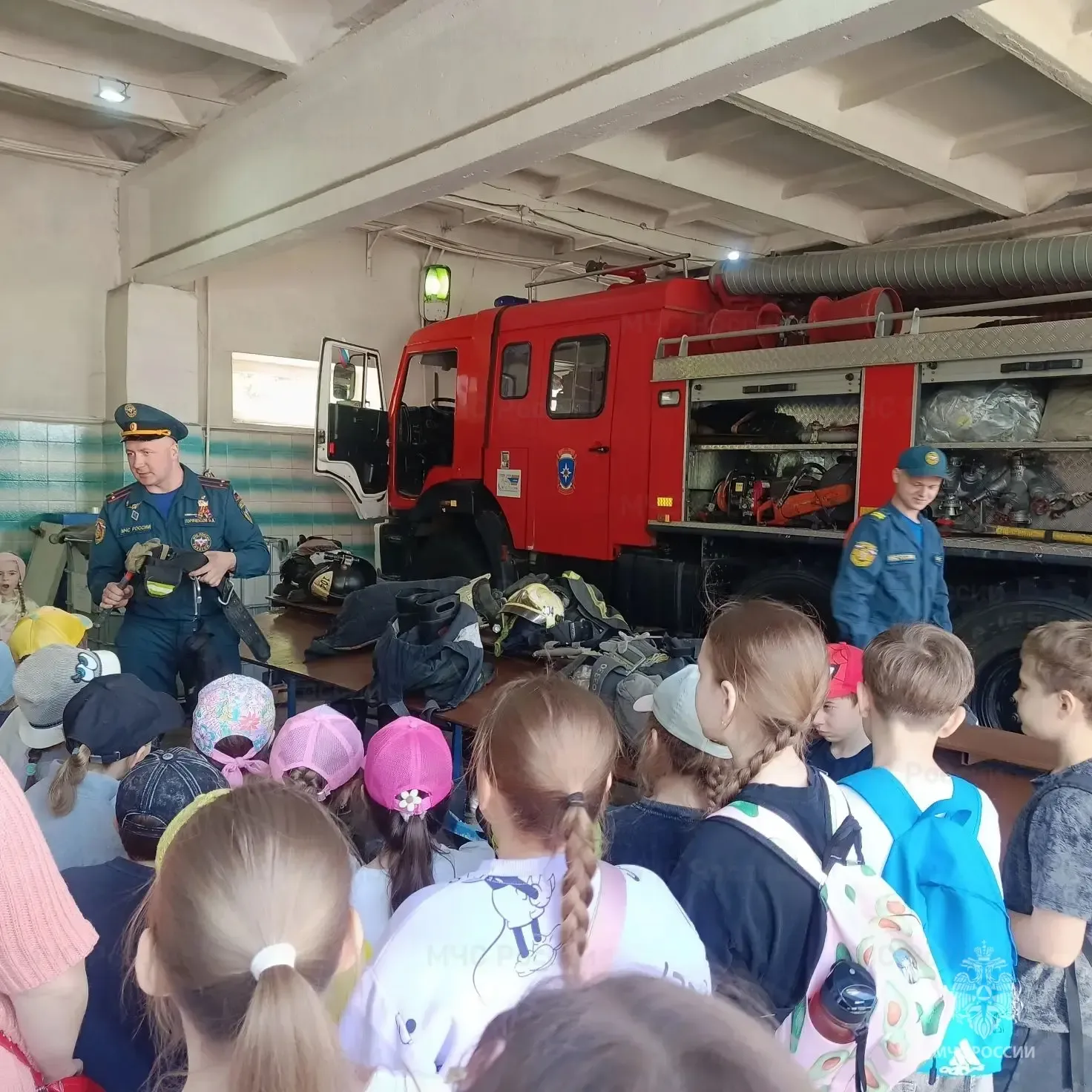🚒 Каширские школьники познакомились с пожарными  Для учеников 3 «А» класса школы №1 имени А.И. Выбор