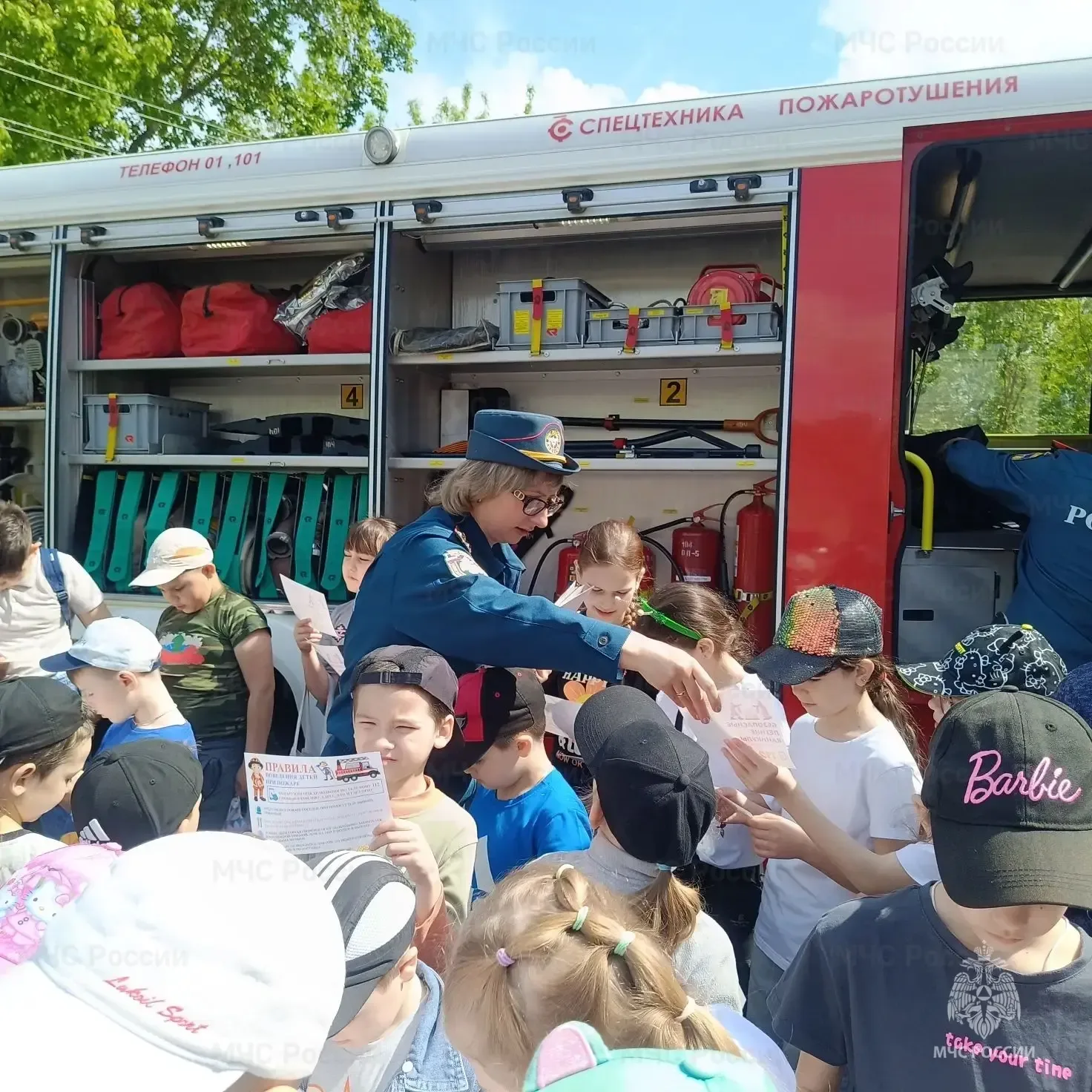 🚒 Каширские школьники познакомились с пожарными  Для учеников 3 «А» класса школы №1 имени А.И. Выбор
