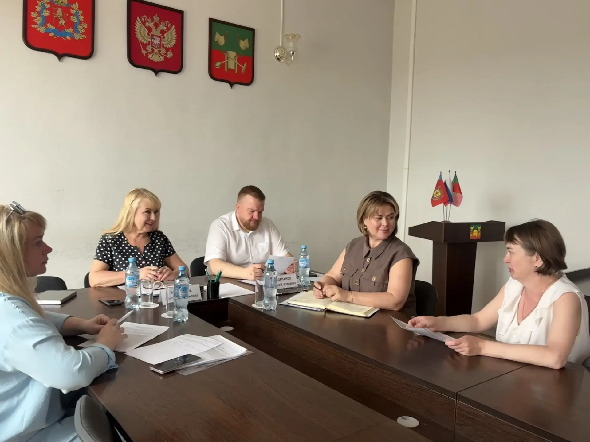📌Сегодня в большом зале администрации округа Министр социальной защиты населения Владимирской област