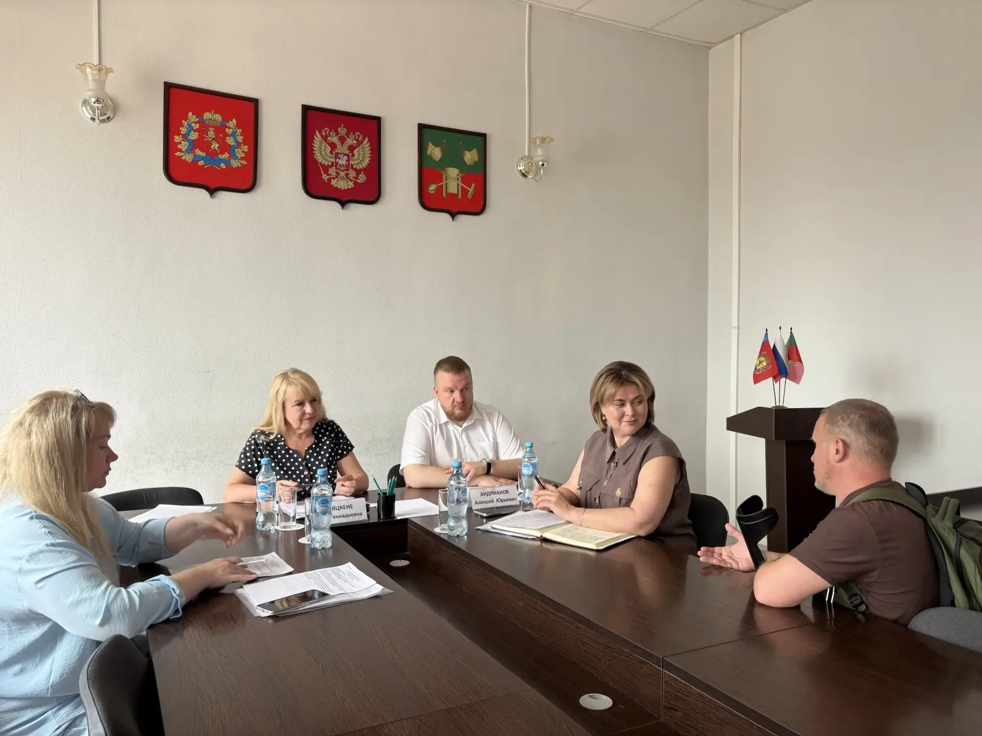 📌Сегодня в большом зале администрации округа Министр социальной защиты населения Владимирской област