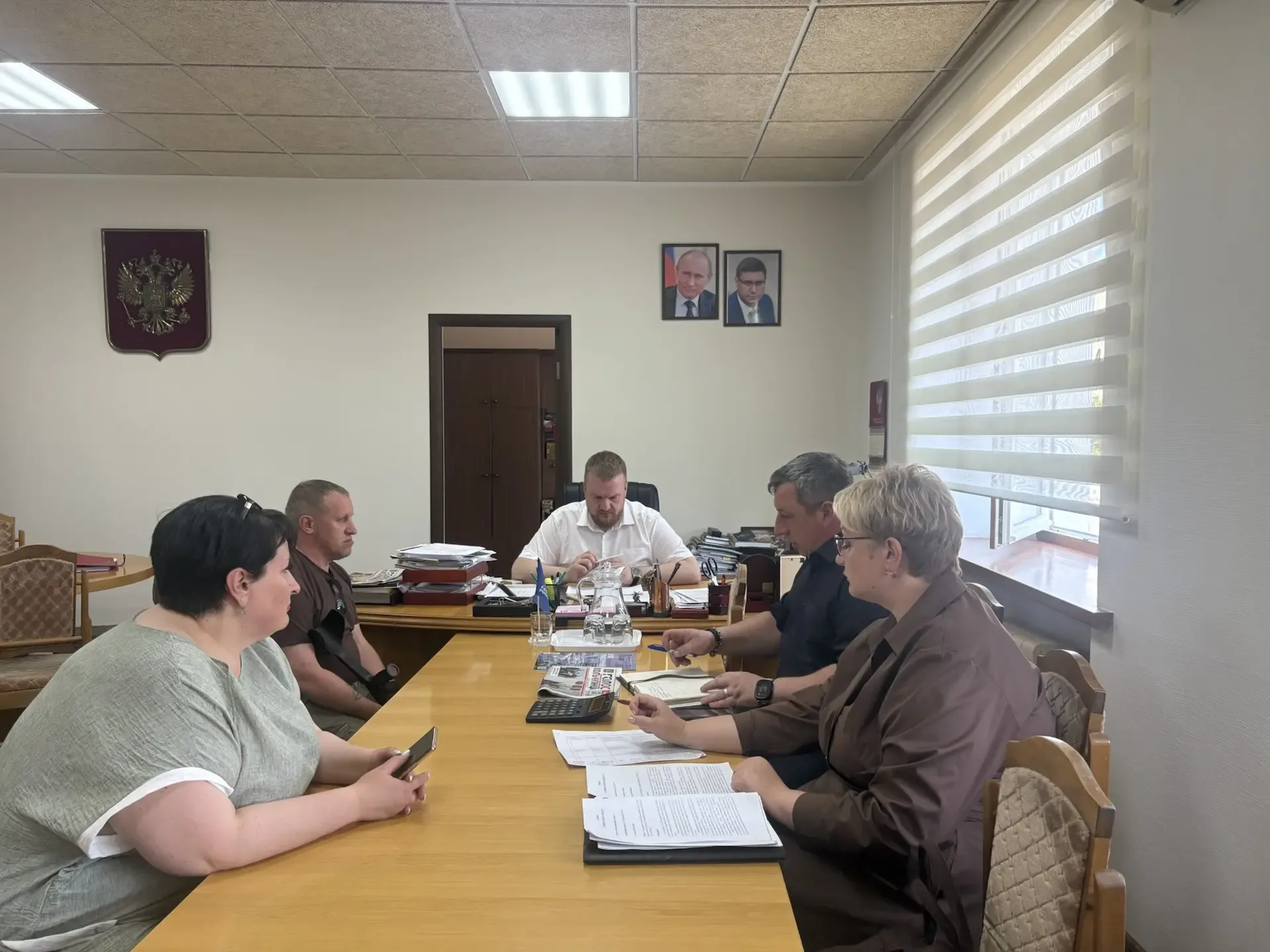 ✅ Сегодня провел личный прием граждан   На приеме присутствовали заместитель главы по социальным воп