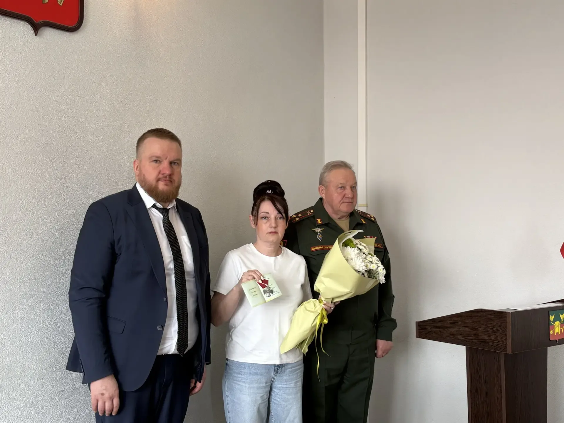 Сегодня совместно с военным комиссаром полковником Александром Серегиным в соответствии с Указом Пре