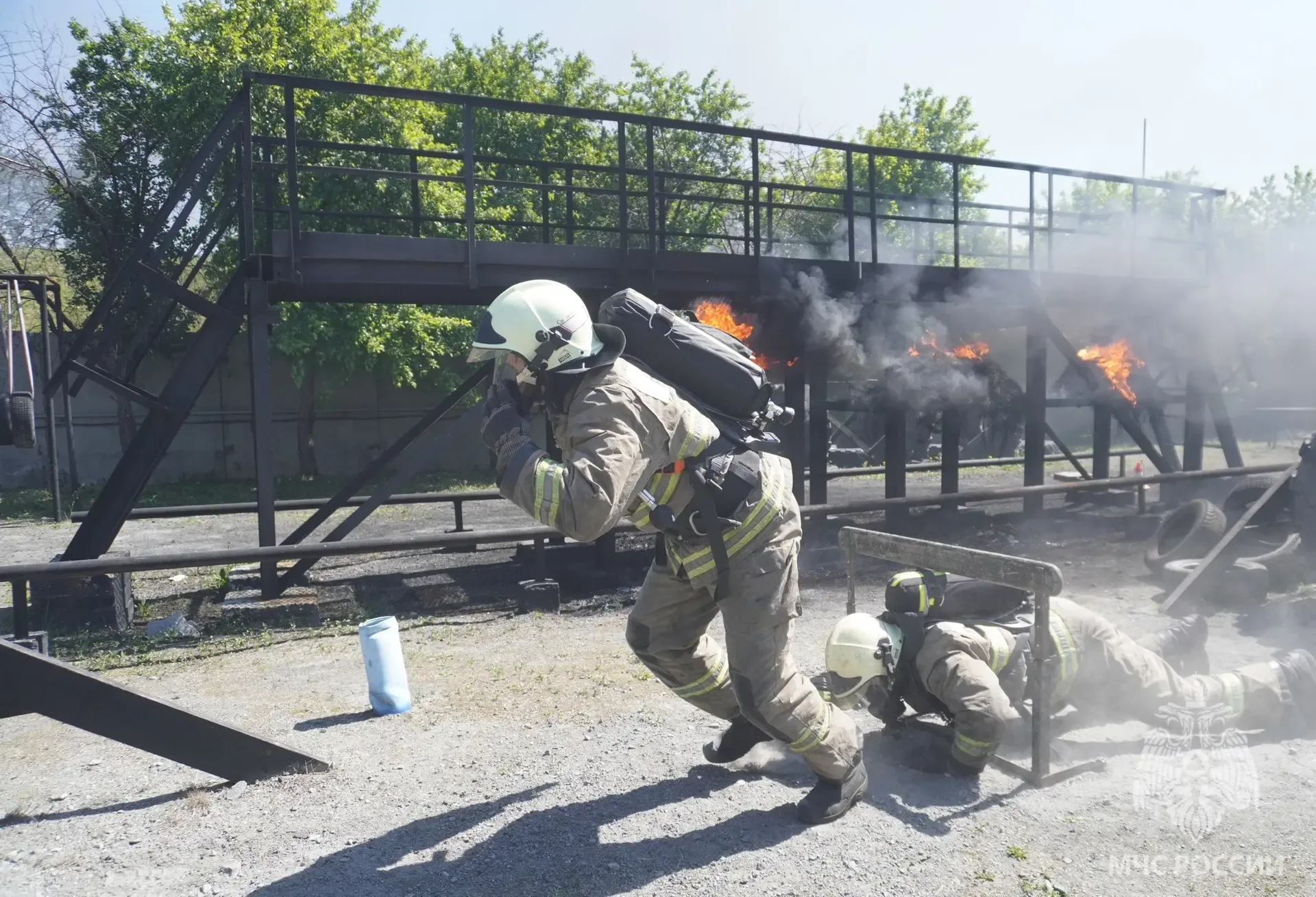 🔥 Дым, огонь и мастерство: в Заречном выбрали лучших газодымозащитников Свердловской области  На баз