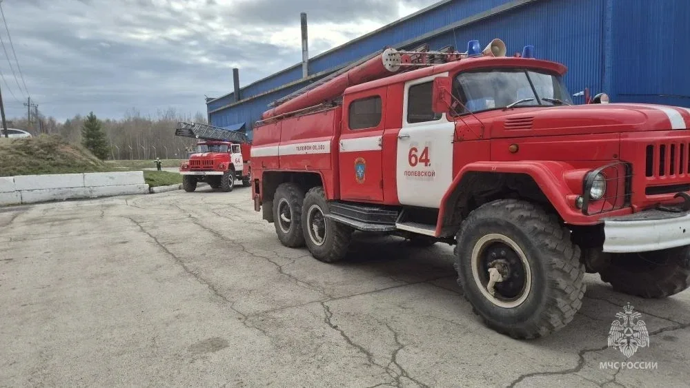 🚒Отработка тушения условного пожара на территории промышленного предприятия    Учения состоялись на 