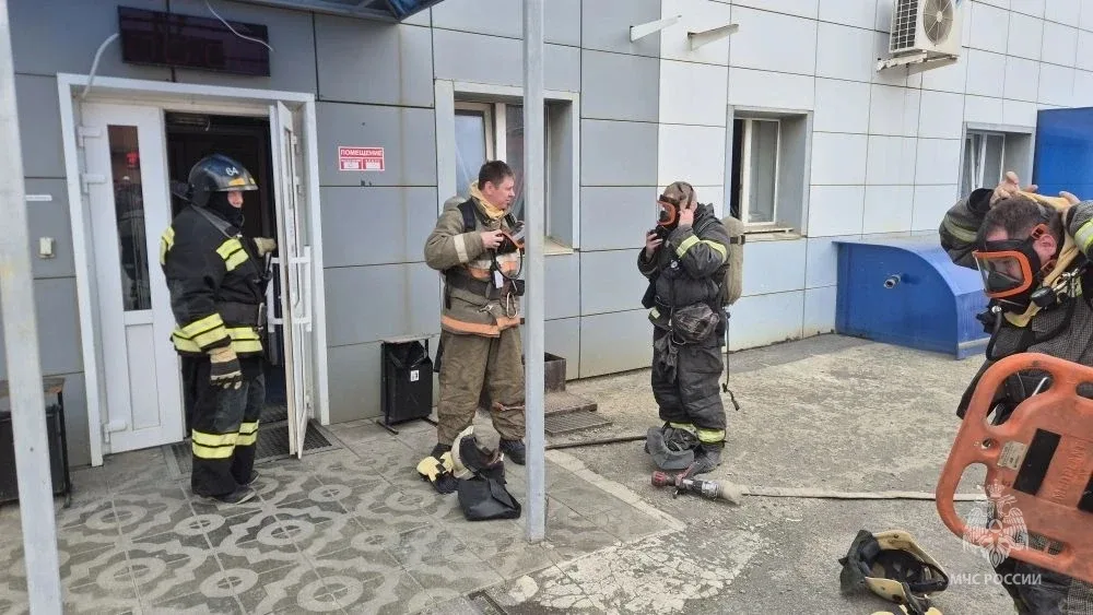🚒Отработка тушения условного пожара на территории промышленного предприятия    Учения состоялись на 