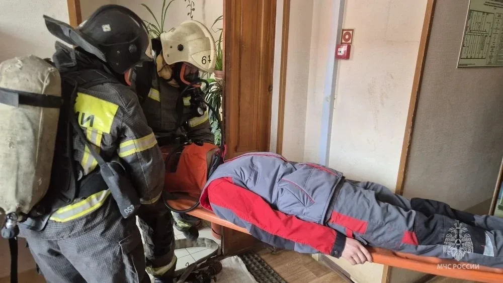 🚒Отработка тушения условного пожара на территории промышленного предприятия    Учения состоялись на 