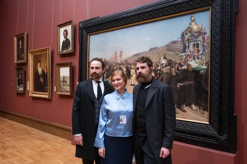 «Ночь музеев» для Малого театра не ограничилась кинопоказом в парке «Зарядье». Наши артисты приняли 