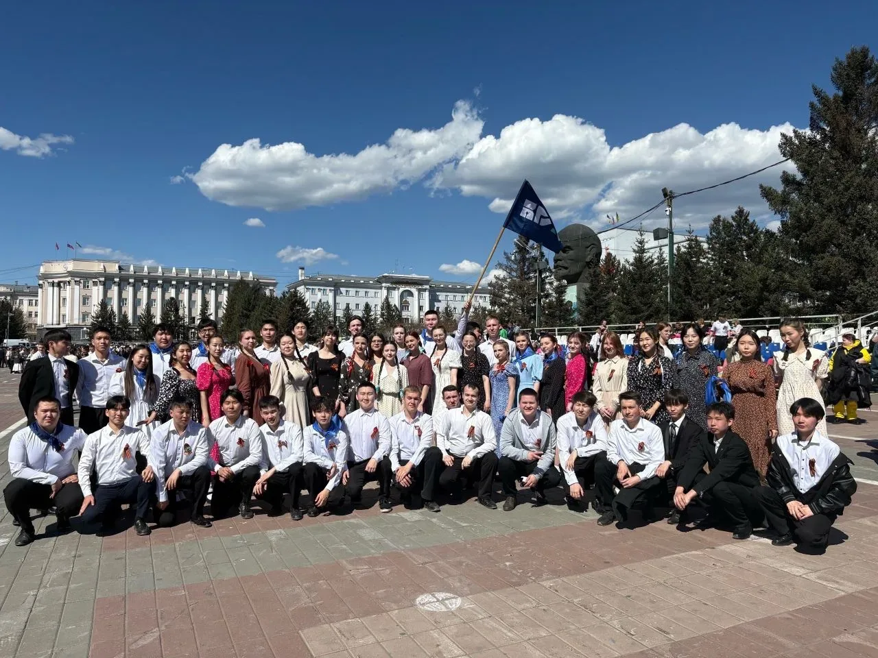 БГУ закружился в вальсе Победы!   🔥 Сегодня, 7 мая,  на Площади Советов студенты БГУ присоединились 