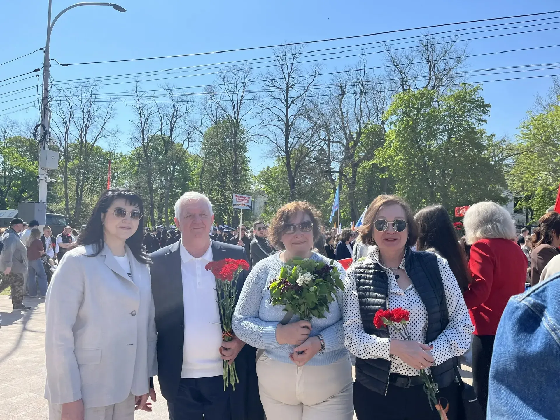 🔥9 мая сотрудники филиала РТУ МИРЭА в г. Ставрополе приняли участие в праздновании 81-й годовщины По