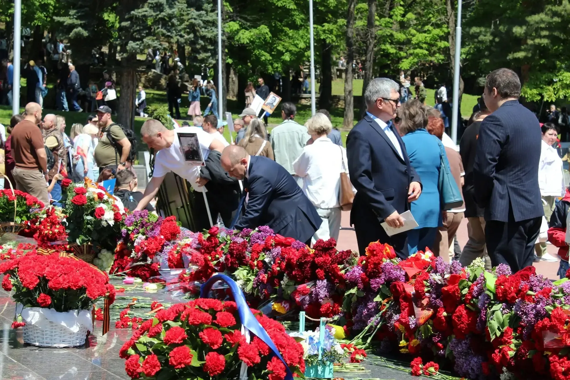 🔥9 мая сотрудники филиала РТУ МИРЭА в г. Ставрополе приняли участие в праздновании 81-й годовщины По