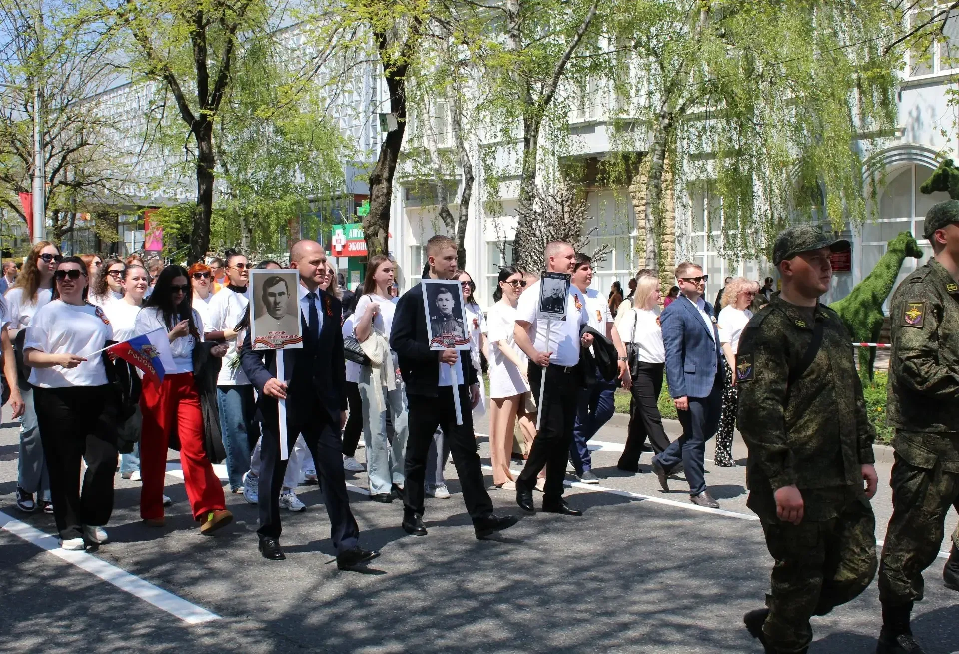 🔥9 мая сотрудники филиала РТУ МИРЭА в г. Ставрополе приняли участие в праздновании 81-й годовщины По