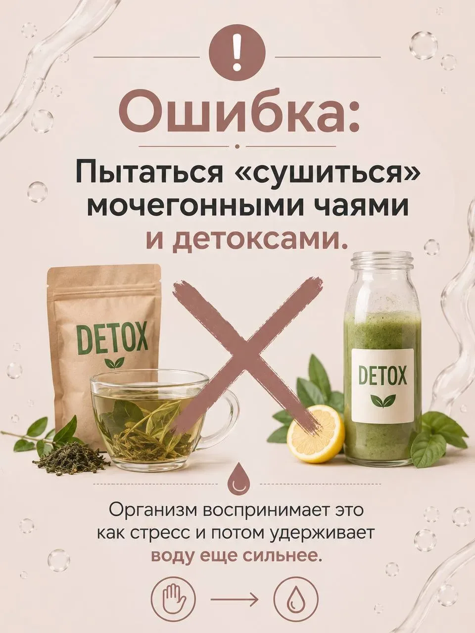 💧 Отеки, тяжесть, «пухлое» лицо по утрам — это не возраст.  Очень часто причина — в продуктах, котор