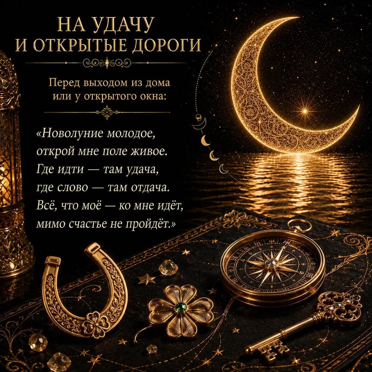 💫 ШЕПОТКИ НА НОВОЛУНИЕ  Когда небо темнеет и рождается новая Луна - начинается время закладки намере