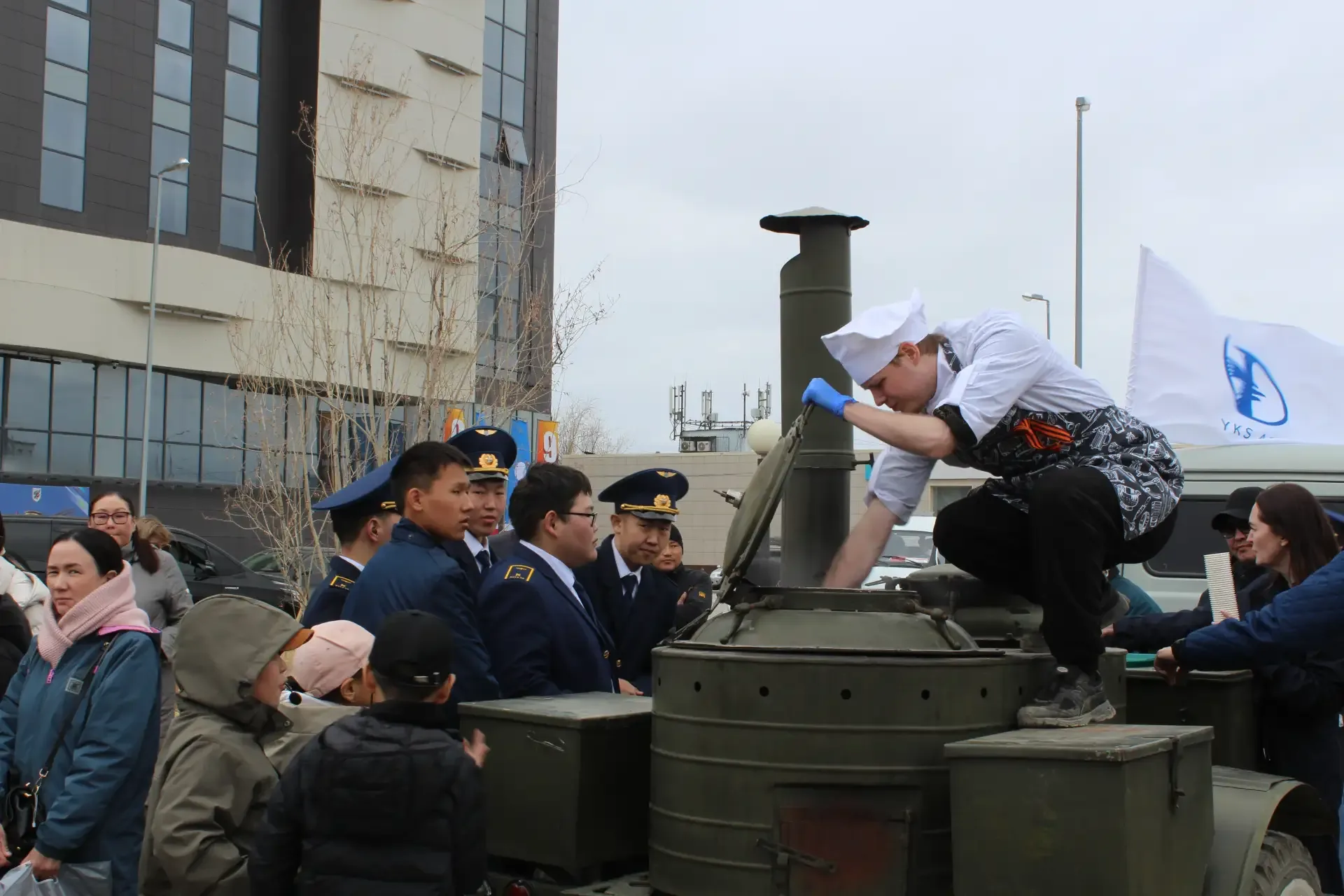 Сотрудники авиакомпании «Якутия» приняли участие в торжественном мероприятии, посвященному Дню Побед