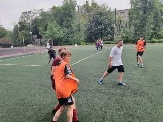 Сборная Гимназии 95, принимала на своем поле районные соревнования по футболу, на кубок главы админи