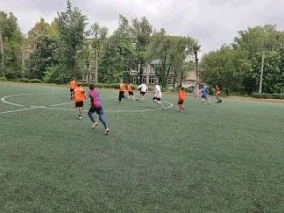 Сборная Гимназии 95, принимала на своем поле районные соревнования по футболу, на кубок главы админи