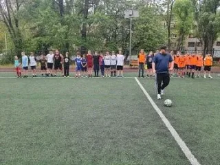 Сборная Гимназии 95, принимала на своем поле районные соревнования по футболу, на кубок главы админи