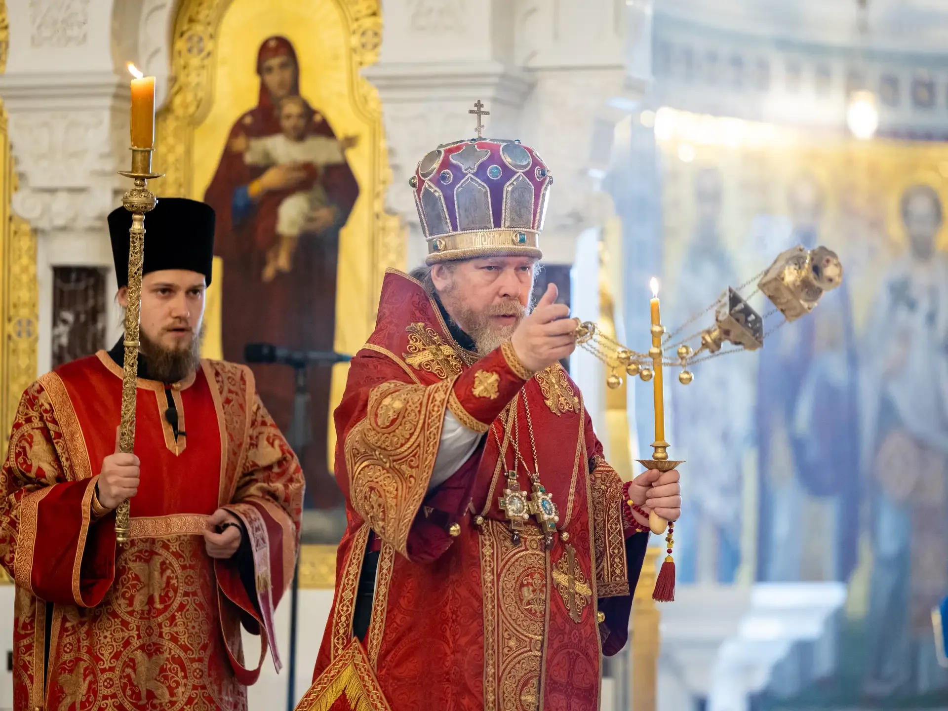 🙏 Митрополит Тихон совершил всенощное бдение в Свято-Владимирском Херсонесском монастыре  Вечером 2 