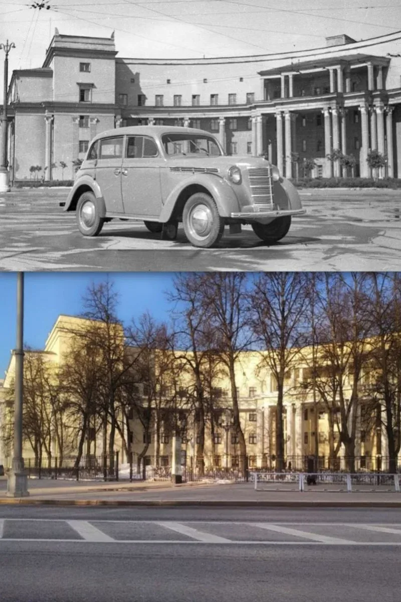 📍Улица Сергея Эйзенштейна.   1947/2025 год.  💡4-й Сельскохозяйственный проезд (ныне улица Сергея Эйз
