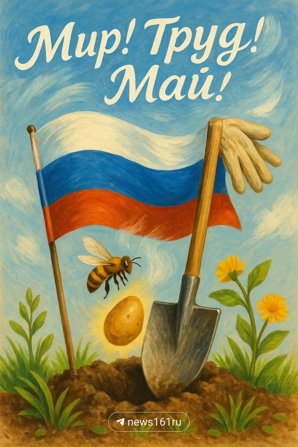 🤝 С Первомаем, уважаемые подписчики нашего канала!  Сегодня мы отмечаем 1 мая – Праздник Весны и Тру