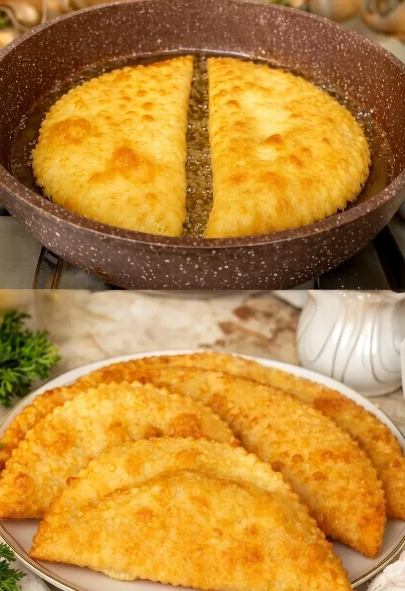 ❤ Муж сказал что этот рецепт чебуреков самый вкусный на свете!  Тонкое пузырчатое хрустящие тесто и 