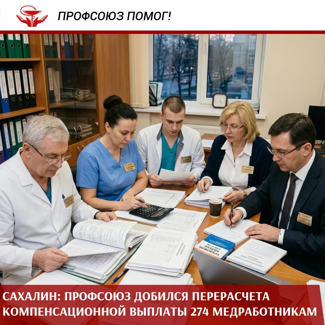 Что случилось?  📢Во время профсоюзной проверки Южно-Сахалинской детской поликлиники выяснилось, что 