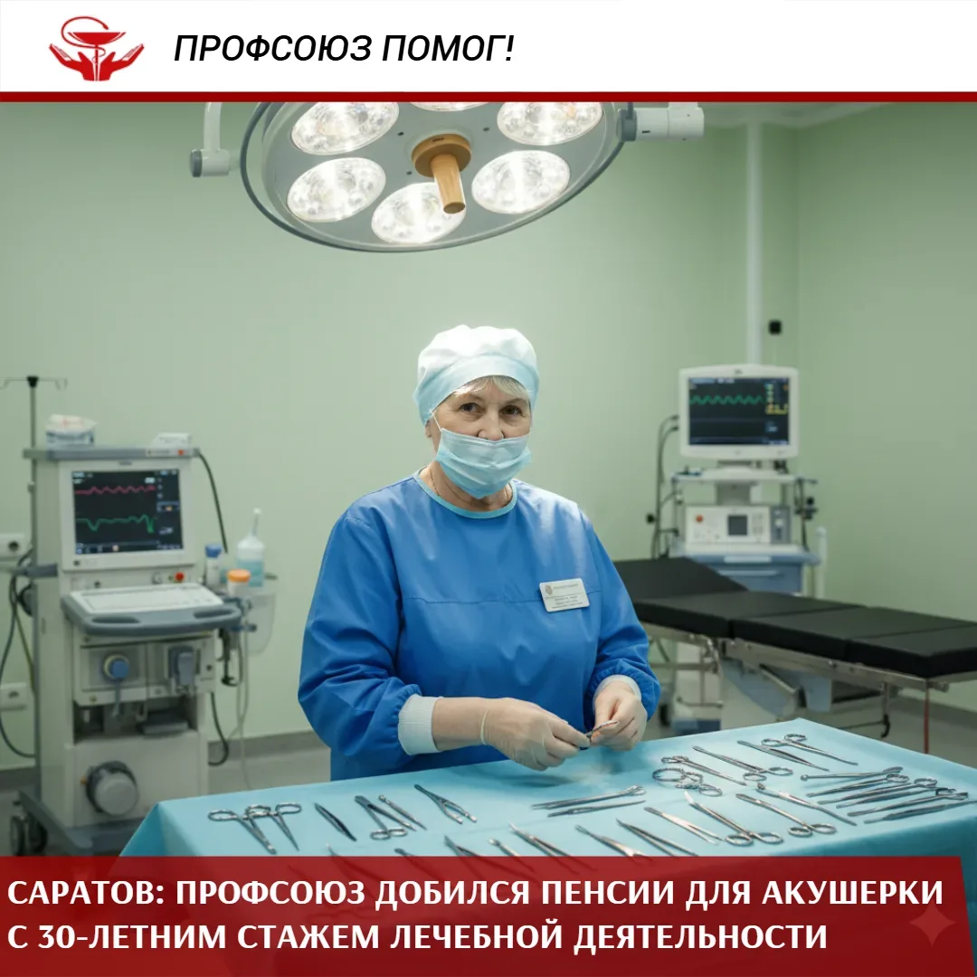 Что случилось?  📢Соцфонд по Саратовской области отказал сотруднику с 30-летним стажем лечебной деяте