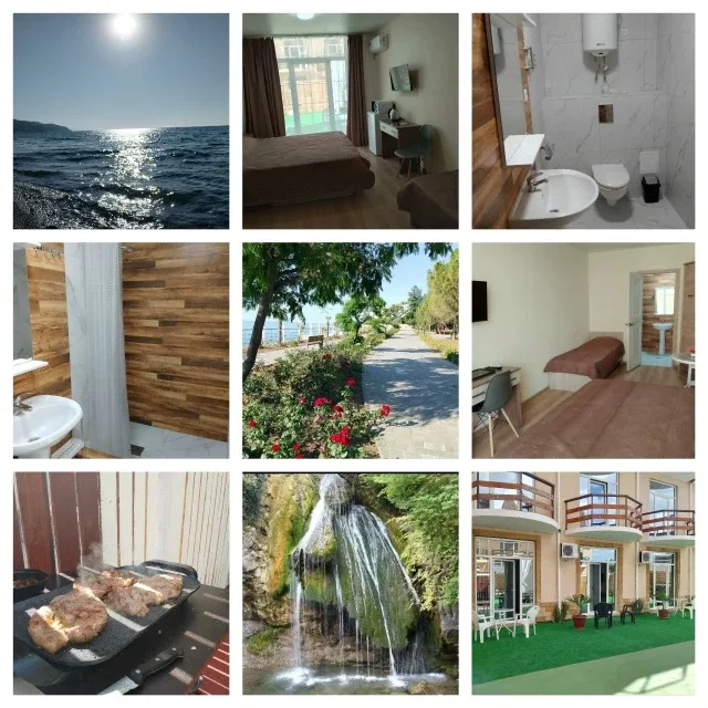 #СОЛНЕЧНОГОРСКОЕ  Уютные апартаменты 24–30 м² в с. Солнечногорское (Большая Алушта, Крым) — 500 м от