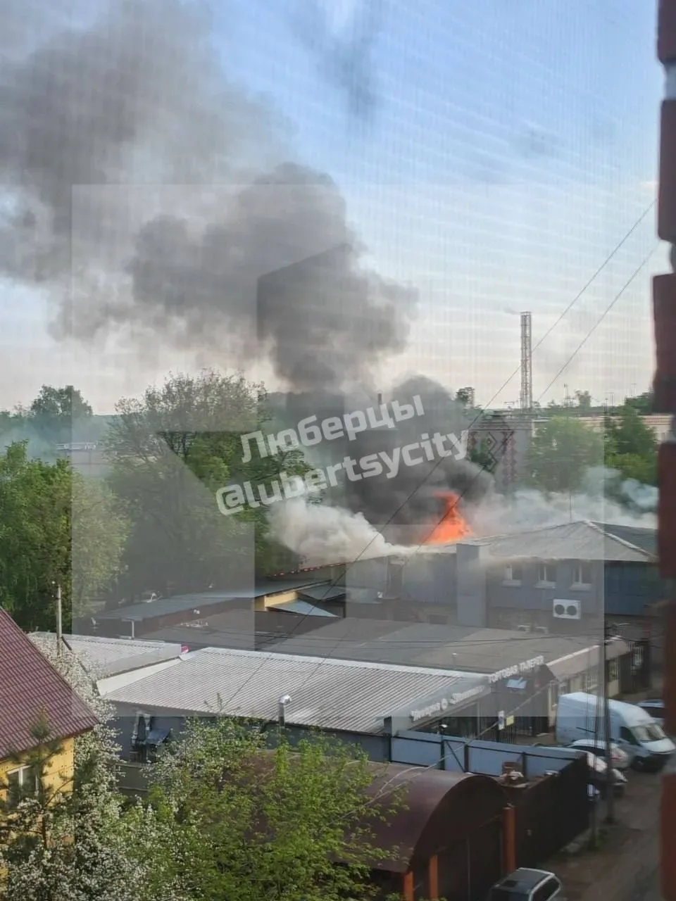 Красково под Люберцами: крупный пожар в «Дикси»  🚀 Мы в ТГ: t.me/lubertsycity 📲 Мы в Max: max.ru/lub