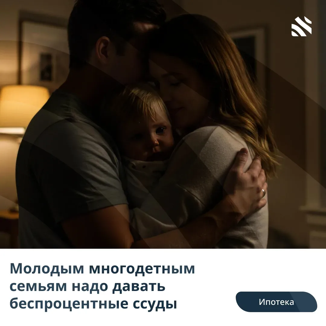💸Молодым многодетным семьям надо давать беспроцентные ссуды  Депутат Сергей Миронов высказал свое во