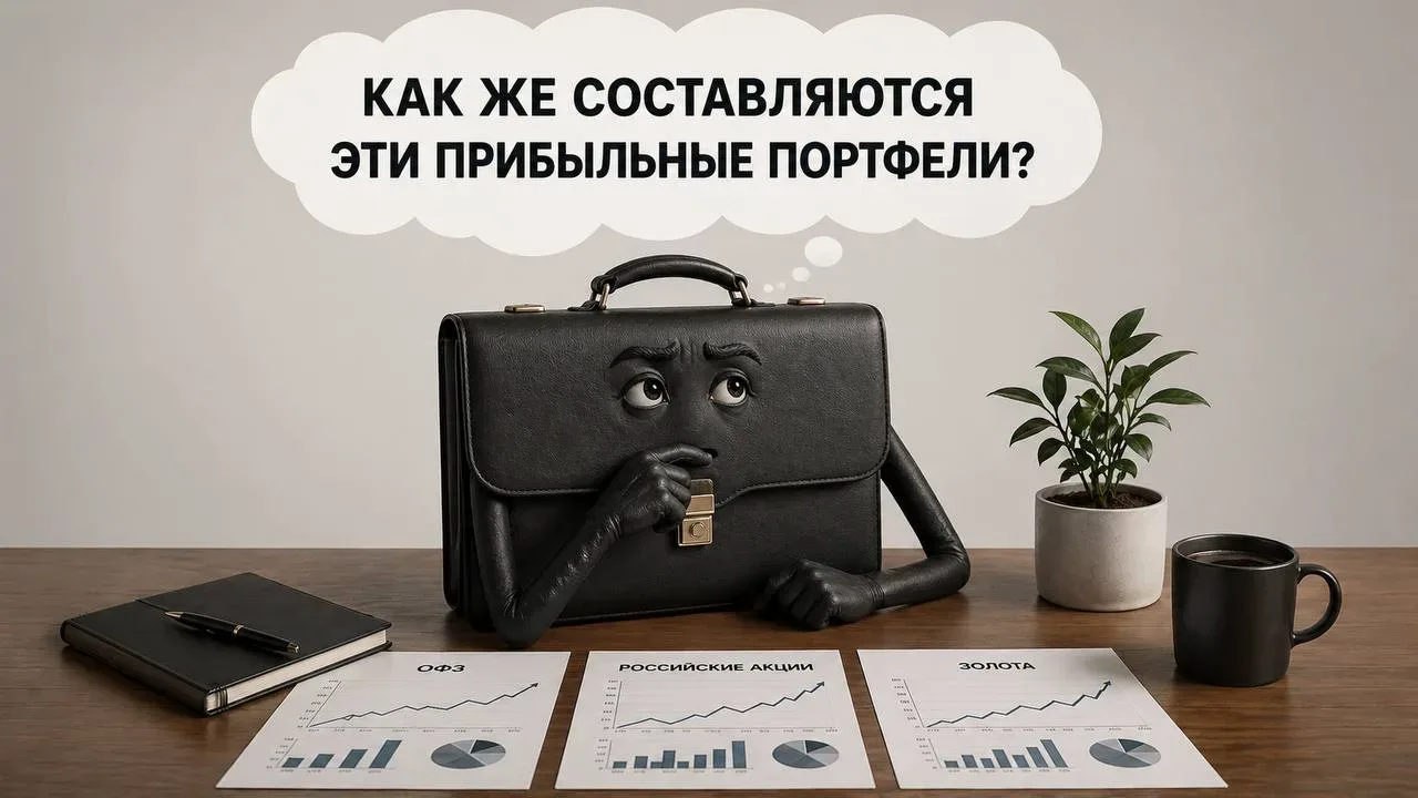 Алгоритм составления прибыльного портфеля в 1 сообщении: 1️⃣ Делим деньги на 3 кучки. 60% - облигаци