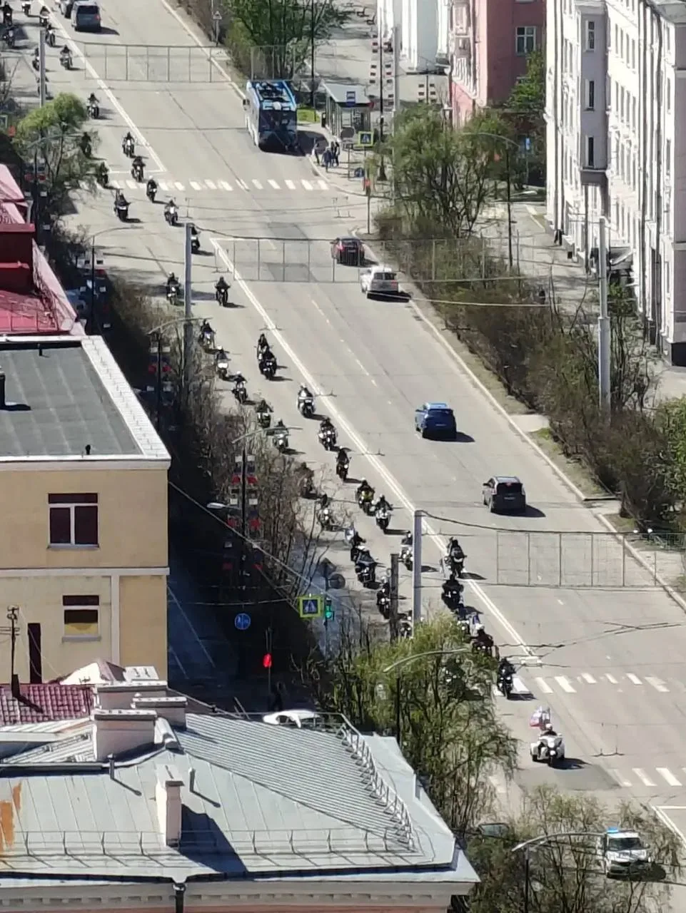 В Мурманске открыт мотосезон!  Более 300 байкеров стартовали сегодня от здания Управления Первомайск