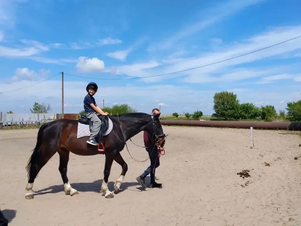 🐴 Увлекательное путешествие в мир лошадей!  Сегодня ученики 1А и 1Б классов побывали в гостях в конн