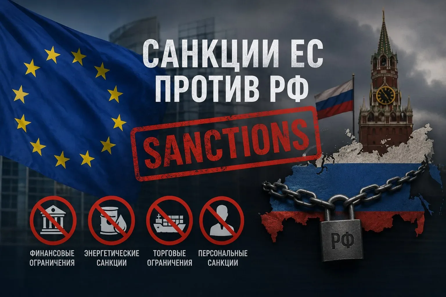 20-й пакет санкций ЕС против России  Список банков, которые попали в 20-й пакет. Санкции предусматри