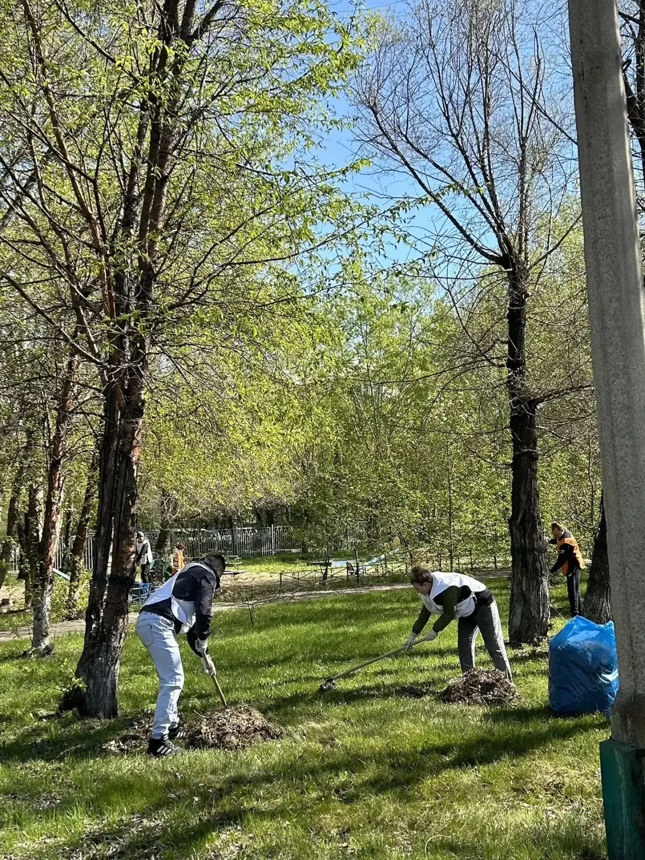 🌿 Добрые дела объединяют!  👏 Сотрудники «РН-Ванкор» провели городской субботник в детском реабилитац