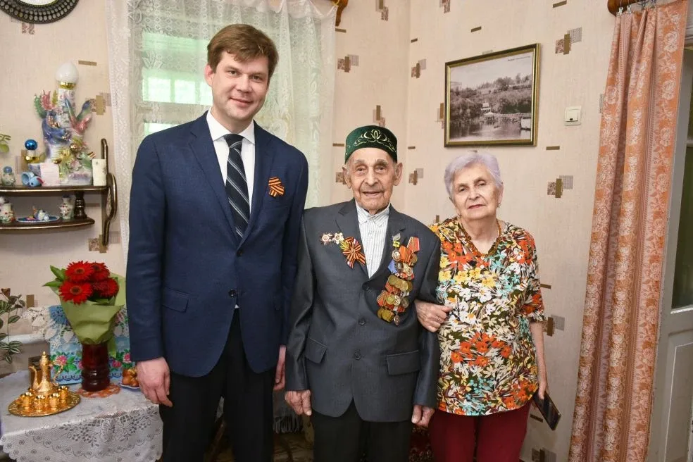 Сегодня был в гостях у ветерана Великой Отечественной войны и Почётного гражданина города Оренбурга 