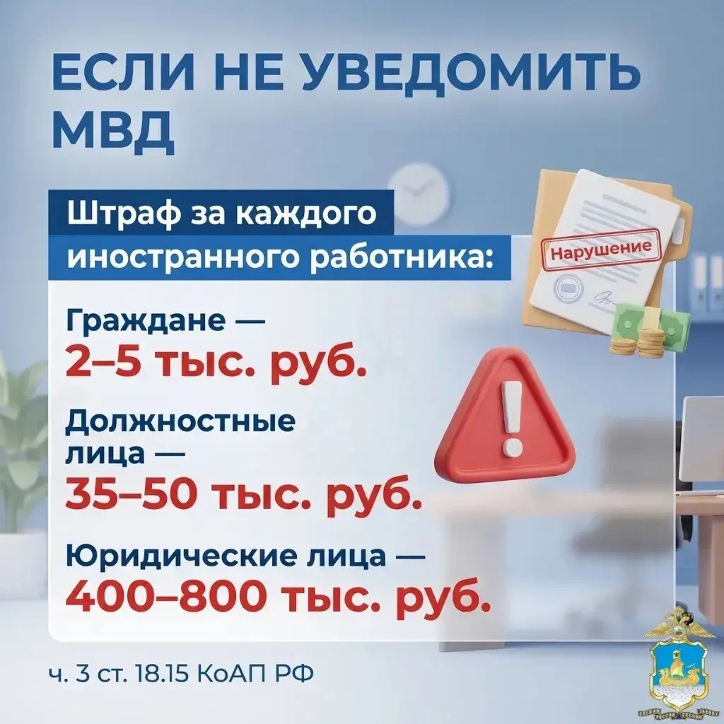 Прием на работу иностранного гражданина требует строгого соблюдения норм законодательства Российской