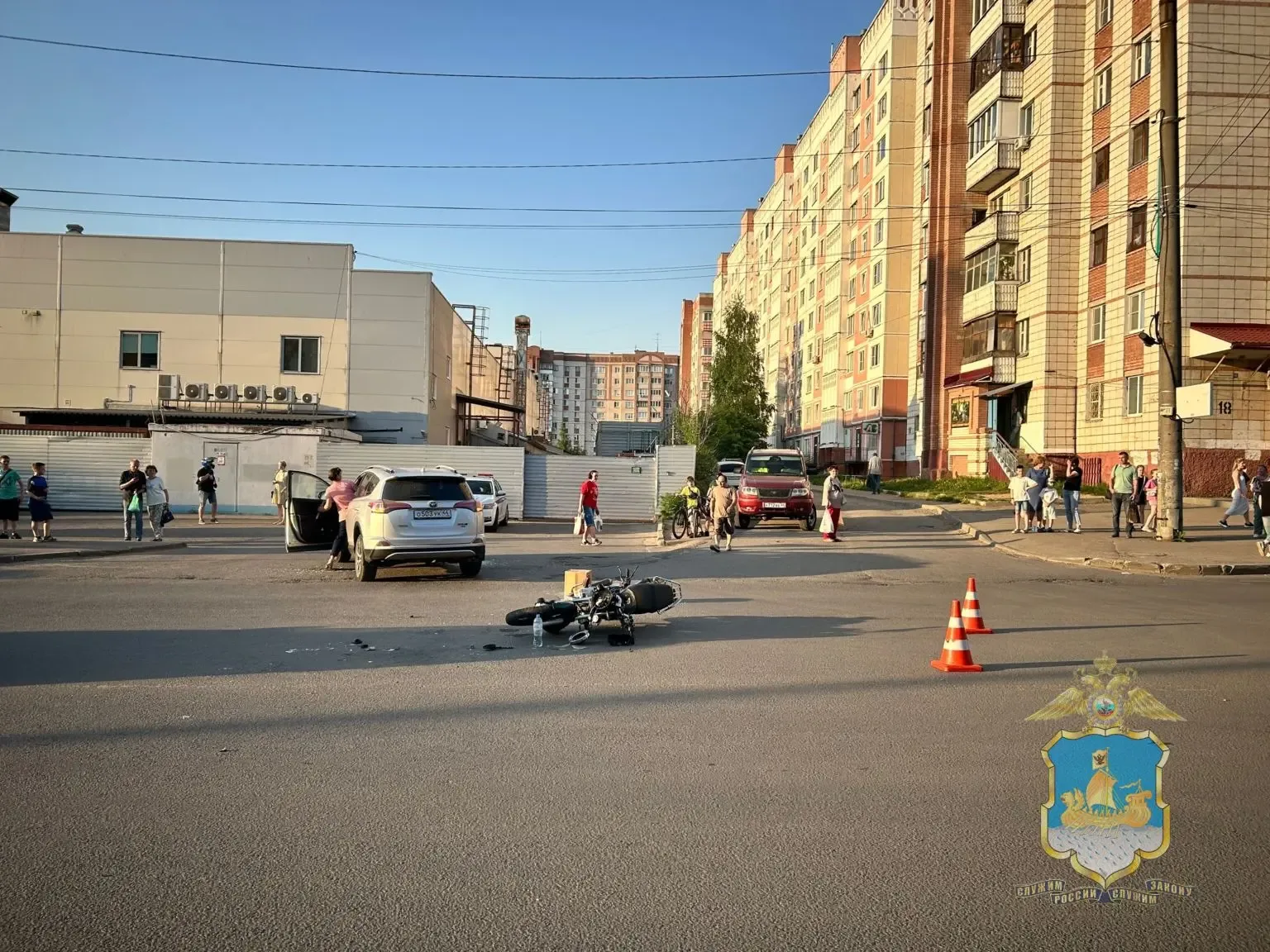 Костромские полицейские проводият проверку по факту ДТП с участием несовершеннолетнего.  Сегодня в 1