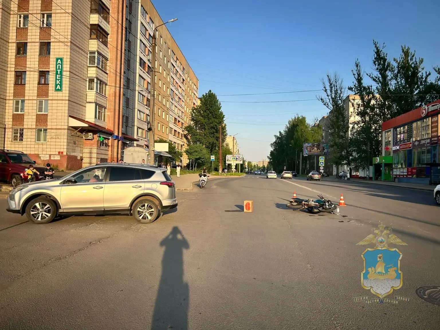 Костромские полицейские проводият проверку по факту ДТП с участием несовершеннолетнего.  Сегодня в 1